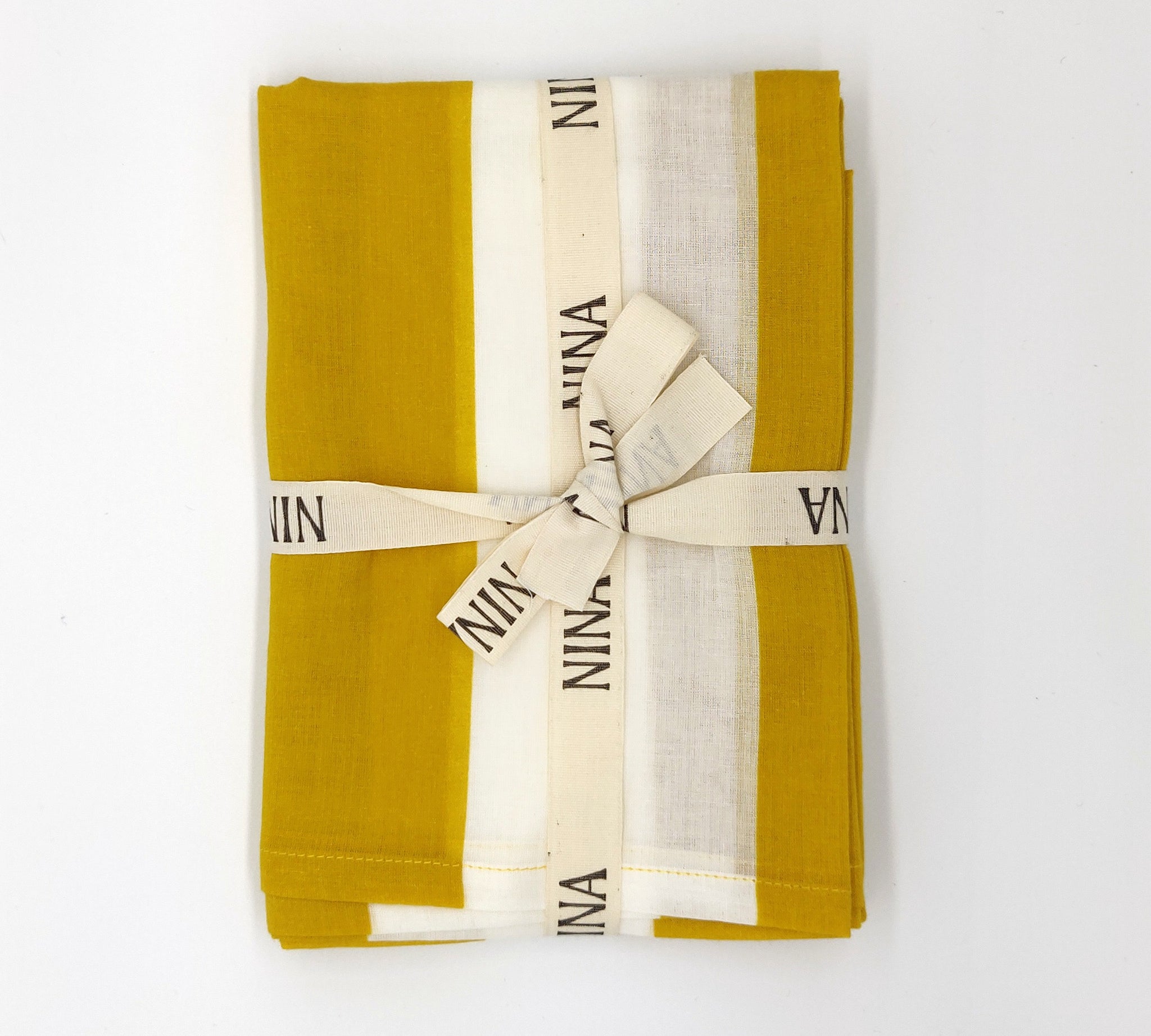 Yellow Stripes Baby Blanket