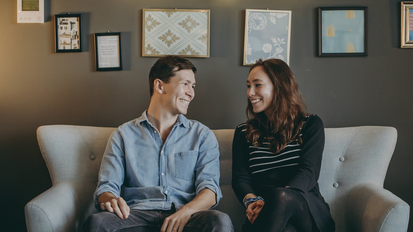 Co-Founders of NINA, Emily & Oli, on an impact accelerator programme, talking about working together.