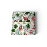 100% Organic Cotton Muslin - Geraniums