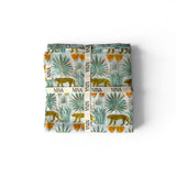 Organic Cotton Muslin (Lioness Amongst The Palms)