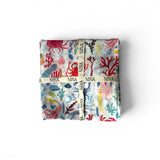 100% Organic Cotton Muslin - Sea Creatures