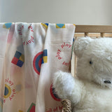 100% Organic Cotton Muslin - Bauhaus Play
