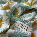 Organic Cotton Muslin (Lioness Amongst The Palms)