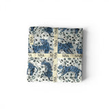 Organic Cotton Muslin (Whimsical Tigers)