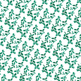 100% Organic Cotton Muslin - Emerald Leaves