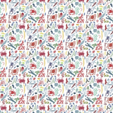 100% Organic Cotton Muslin - Sea Creatures