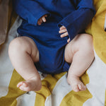 Yellow Stripes Baby Blanket