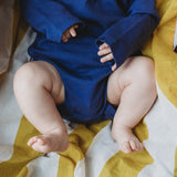 Yellow Stripes Baby Blanket
