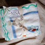 Organic Flowers Printed Muslin