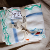 Organic Flowers Printed Muslin