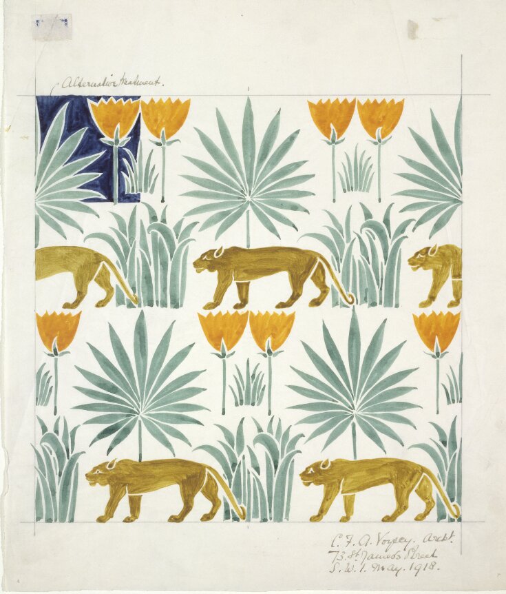 Original Voysey design from the V&A archive