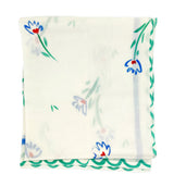 Organic Flowers Printed Muslin
