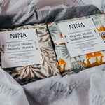 V&A organic muslins in gift box